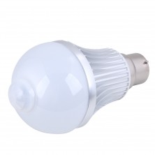 8w Motion Sensor A19 G60 B22 LED Light Bulb Energy Saving Pir LED Lamp, 24 Hours Mode, Cool White,LED Smart Bulb