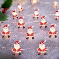 Christmas Indoor LED Atmosphere Decorative Lights Room Colorful Lights Santa Claus 5M 50LED battery powered LED lamp - Bedroom, children's party room, holiday decoration