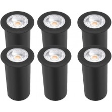 7W Well Lights LED Low Voltage 12V In-Ground Lighting Landscape Light  Outdoor Flat Top 3000K Warm IP67 Waterproof for Lawn Pathway Yard Driveway  Deck