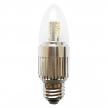 LED 7w 60 Watt Incandescent Chandelier Light Bulbs with a Medium E26 Base Warm White 3000K Bullet Top Lamps